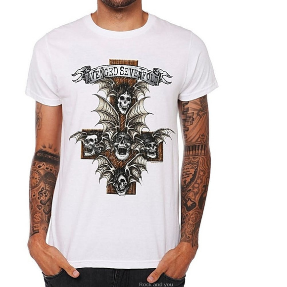 Avenged Sevenfold A7X God Hates Us metal rock Official T-Shirt S NWT - Picture 2 of 5